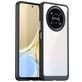Mobigear Crystal Coque HONOR Magic 4 Lite Coque arrière Rigide - Transparent / Noir