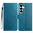 Mobigear Mandala Housse Samsung Galaxy A17 Etui Porte-Monnaie - Bleu