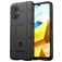 Mobigear Rugged Shield POCO M5 TPU souple Coque arrière Antichoc - Noir