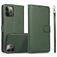 Mobigear Wallet Housse iPhone 16 Pro Max Etui avec Coque Détachable Porte-Monnaie - Vert