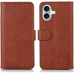 Mobigear Wallet Housse iPhone 17 Etui Porte-Monnaie - Marron