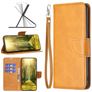 Mobigear Excellent Housse Motorola Moto E32 Etui Porte-Monnaie - Cognac