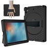 Mobigear Ruggedized Coque iPad 6 (2018) Coque arrière en EVA + Support Amovible - Noir