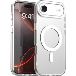 Mobigear Shockproof Coque iPhone Air MagSafe Coque arrière Rigide - Blanc