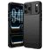 Mobigear Brushed Slim iPhone 18 Pro Max TPU souple Coque arrière - Noir