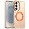 Mobigear Shockproof Samsung Galaxy S26 Plus MagSafe Plastique rigide Coque arrière - Orange