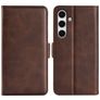 Mobigear Slim Magnet Housse Samsung Galaxy S24 FE Etui Porte-Monnaie - Marron