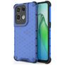 Mobigear Honeycomb Coque OPPO Reno 8 Pro 5G Coque arrière Rigide Anti-Chocs - Bleu