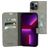 Mobiparts Classic Wallet Housse iPhone 13 Pro Max Etui Porte-Monnaie - Granite Grey