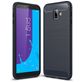 Mobigear Brushed Slim Coque Samsung Galaxy J6 Plus Coque arrière en TPU Souple - Bleu Marin