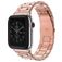 Mobigear Antwerp Bracelet Acier Apple Watch Fermeture boucle déployante - 49/46/45/44 mm - Rose doré