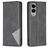 Mobigear Rhombus Slim Housse Samsung Galaxy S25 Edge Etui - Noir
