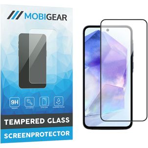 Mobigear Premium Samsung Galaxy A35 Verre trempé Protection d'écran - Compatible Coque - Noir