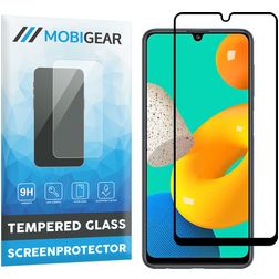 Mobigear Premium Samsung Galaxy M32 4G Verre trempé Protection d'écran - Compatible coque - Noir