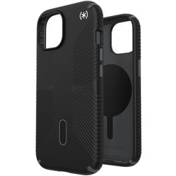 Speck Presidio2 Grip Coque iPhone 15 MagSafe Coque arrière Rigide Anti-Chocs - Noir