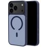 Mobiparts Hardcover Coque iPhone 18 Pro Max MagSafe Coque arrière Rigide - Satin Blue
