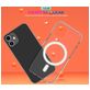 Mobigear Crystal Coque Transparente iPhone SE (2022) MagSafe Coque arrière Rigide - Transparent