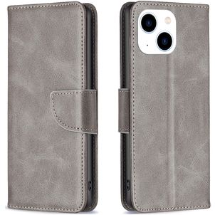 Mobigear Excellent Housse iPhone 15 Etui Porte-Monnaie - Gris