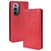 Mobigear Sensation Housse Motorola Edge X30 Etui Porte-Monnaie - Rouge