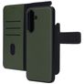 Mobiparts Housse Samsung Galaxy A37 Etui avec Coque Détachable en Cuir Véritable Porte-Monnaie - Vert