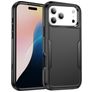 Mobigear Ultra Tough Coque iPhone 17 Pro Max Coque arrière Rigide Anti-Chocs - Noir