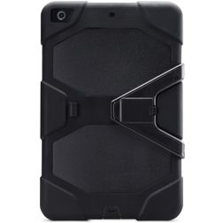 Xccess Survivor Essential Coque iPad 7 (2019) Coque arrière en Plastique rigide,Silicone + Support Amovible - Noir