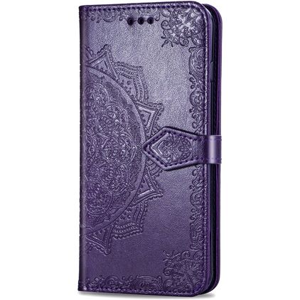 Mobigear Mandala Huawei P40 Pro Étui Portefeuille - Violet