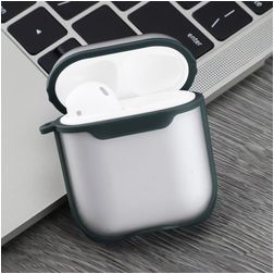 Mobigear Shockproof Coque Apple AirPods 1 Coque Rigide Antichoc - Vert