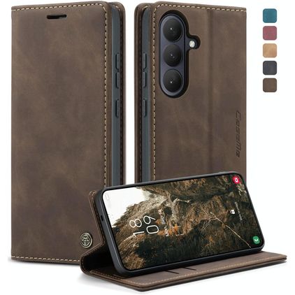 CaseMe 013 Housse Samsung Galaxy S26 Plus Etui Porte-Monnaie - Coffee