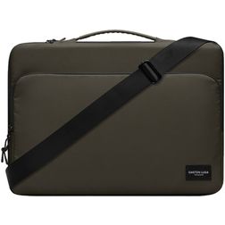 Gaston Luga Däsh Cushioned Briefcase Sacoche Ordinateur portable 16 Pouces Sacoche ordinateur + Poignée - Olive