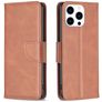 Mobigear Excellent Housse iPhone 15 Pro Etui Porte-Monnaie - Marron