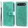 Mobigear Flowers Housse iPhone Air Etui Porte-Monnaie - Vert
