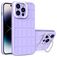 Mobigear Cube Coque iPhone 14 Pro Max Coque arrière Rigide avec Support Amovible - Violet