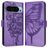 Mobigear Butterfly Housse Google Pixel 9 Pro XL Etui Porte-Monnaie - Violet