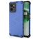 Mobigear Honeycomb Coque Realme C35 Coque arrière Rigide Anti-Chocs - Bleu