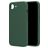 Mobiparts Coque iPhone 16e Coque arrière en Silicone - Forest Green