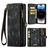 Caseme 008 Housse iPhone 15 Pro Etui avec Coque Détachable Porte-Monnaie - Noir