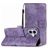 Mobigear Butterfly Housse iPhone 17 Etui Porte-Monnaie - Violet