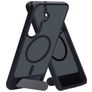 Mobiparts Hardcover Coque Samsung Galaxy S26 Plus MagSafe Coque arrière Rigide avec Support Amovible - Satin Black