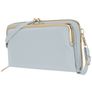 Antonio Fonzo Crossbody Clutch Snap Sac Téléphone - Large - Gris