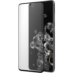 Mobiparts Curved Samsung Galaxy S20 Ultra Verre trempé Protection d'écran - Compatible Coque - Noir