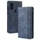 Mobigear Sensation Housse Motorola One Action Etui Porte-Monnaie - Bleu