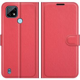 Mobigear Classic Housse Realme C21 Etui Porte-Monnaie - Rouge