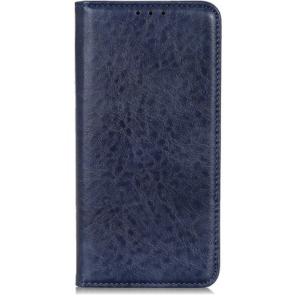 Mobigear Classic Elegance Housse HTC Desire 20 Pro Etui Porte-Monnaie - Bleu
