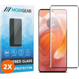 Mobigear Premium Motorola Edge 50 Ultra Verre trempé Protection d'écran - Compatible Coque (Lot de 2)