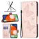 Mobigear Butterfly Housse Samsung Galaxy A13 4G Etui Porte-Monnaie - Rose doré