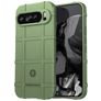 Mobigear Rugged Shield Coque Google Pixel 9 Pro Coque arrière en TPU Souple Anti-Chocs - Vert