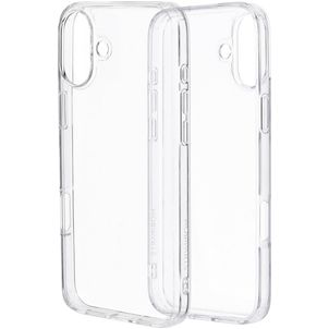 Mobiparts Classic Hardcover Coque Transparente iPhone 16 Plus Coque arrière Rigide - Transparent