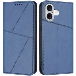 Mobigear Frosted Flip Housse iPhone 17 Etui Porte-Monnaie - Bleu