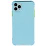 Mobigear Cushion Coque iPhone 12 Pro Max Coque arrière en TPU Souple Anti-Chocs - Bleu
